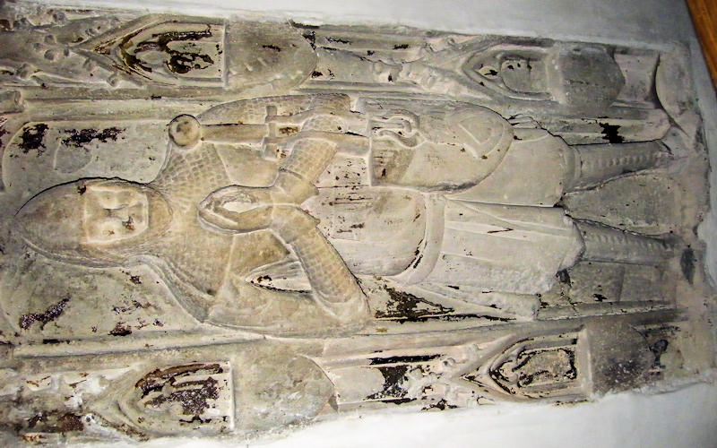 Germany Trier - St Matthias Hartrad von Schonecken 1351